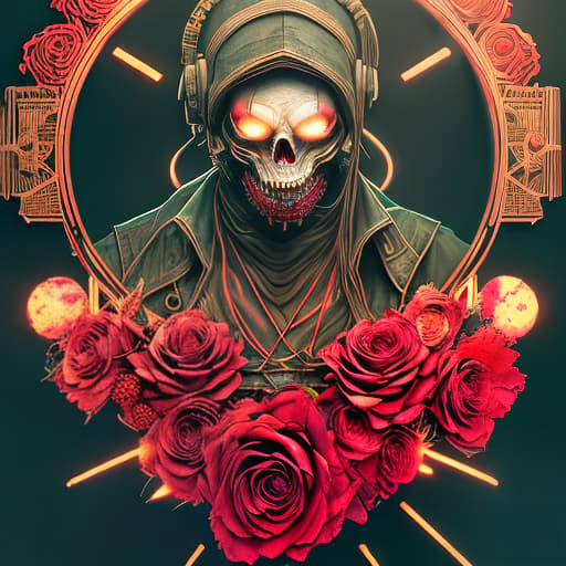 nvinkpunk skull made of red roses, organic horror, devil,death, giger, epic, baroque, art nouveau, james jean, photorealistic render, 3ds Max + V-Ray, extremely detailed and intricate, center composition, elegant, vfx, unreal engine 5, octane render, extremely contrast, extremely sharp lines --ar 9:16 hyperrealistic, full body, detailed clothing, highly detailed, cinematic lighting, stunningly beautiful, intricate, sharp focus, f/1. 8, 85mm, (centered image composition), (professionally color graded), ((bright soft diffused light)), volumetric fog, trending on instagram, trending on tumblr, HDR 4K, 8K