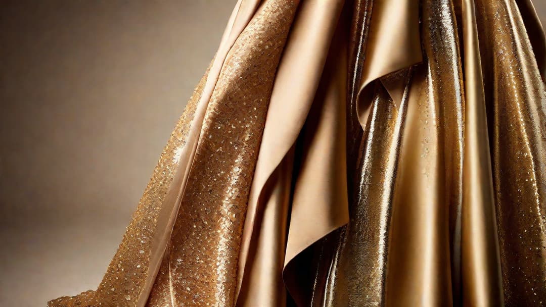  Create an image that showcases a champagne-colored dress paired with various color combinations to illustrate "What colors go with a champagne dress?" This image should evoke a sense of elegance and style, while demonstrating the versatility of the champagne dress in different settings and occasions. hyperrealistic, full body, detailed clothing, highly detailed, cinematic lighting, stunningly beautiful, intricate, sharp focus, f/1. 8, 85mm, (centered image composition), (professionally color graded), ((bright soft diffused light)), volumetric fog, trending on instagram, trending on tumblr, HDR 4K, 8K