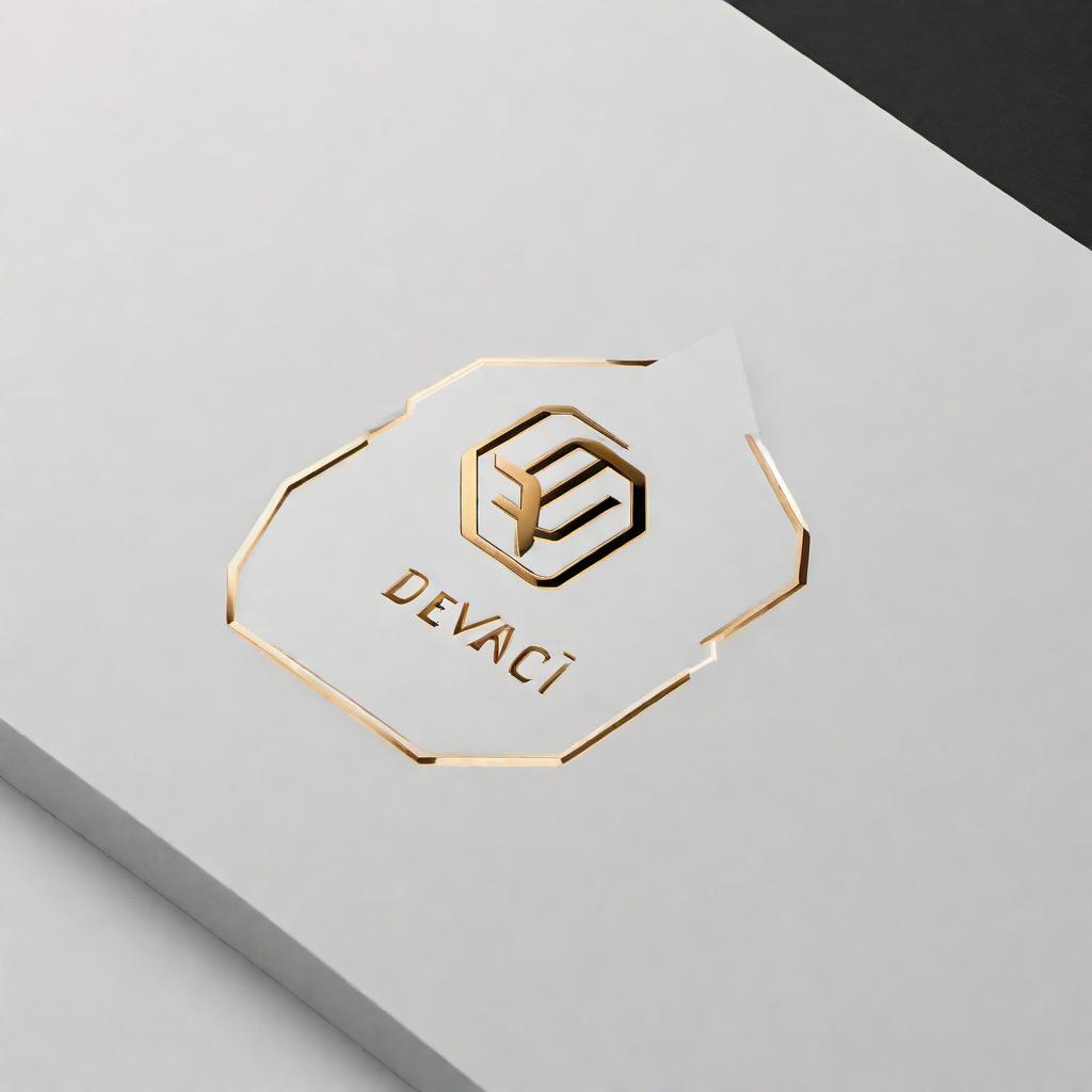  Create a modern and sleek logo for a brand called 'Devanci'. The logo should feature an elegant and minimalist design that incorporates the letter 'D' in a unique and recognizable way. The color palette should be sophisticated with a combination of dark and light colors to give a professional and tech-savvy appearance. Include the full brand name 'Devanci' in a contemporary font that complements the logo symbol. hyperrealistic, full body, detailed clothing, highly detailed, cinematic lighting, stunningly beautiful, intricate, sharp focus, f/1. 8, 85mm, (centered image composition), (professionally color graded), ((bright soft diffused light)), volumetric fog, trending on instagram, trending on tumblr, HDR 4K, 8K