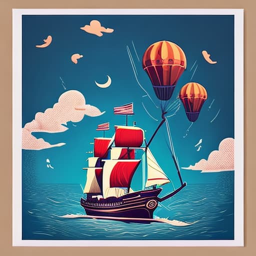  There is a ship on a sea and there is a girl and a boy on board.Geri BildirimKullanclarn yapt dier aramalar in PrintDesign style
