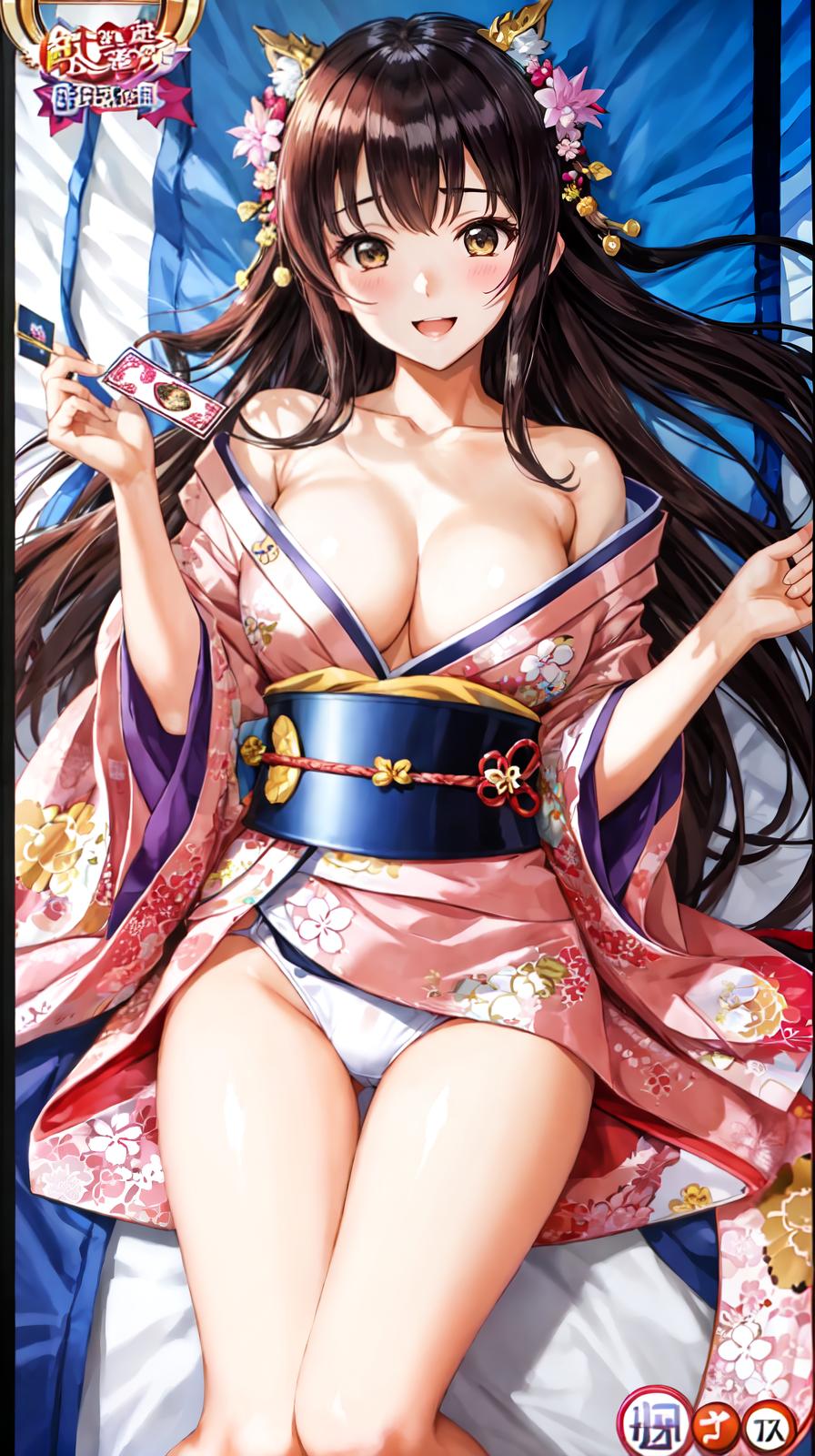  master piece , best quality,Minami Aizawa ABJOYU sex Kimono card