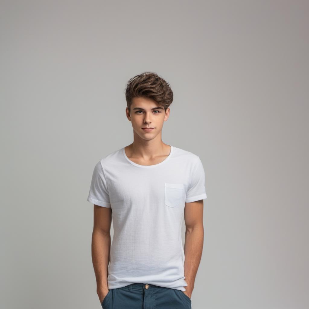  young man in t-short