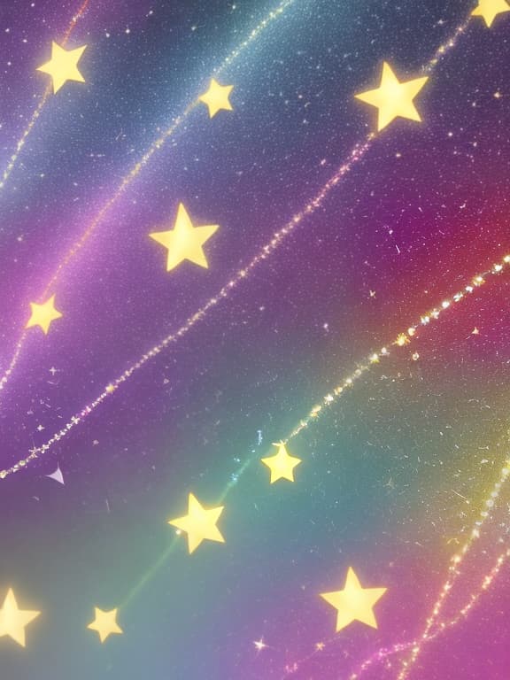  Cute musical notes and sparkling stars and gems wallpaper