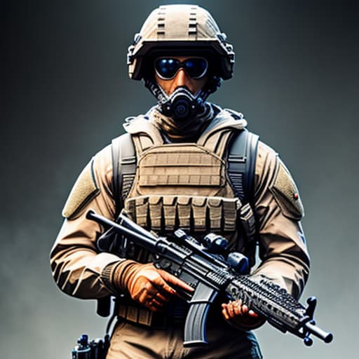  Create a soldier from a division called G.D.S.E hyperrealistic, full body, detailed clothing, highly detailed, cinematic lighting, stunningly beautiful, intricate, sharp focus, f/1. 8, 85mm, (centered image composition), (professionally color graded), ((bright soft diffused light)), volumetric fog, trending on instagram, trending on tumblr, HDR 4K, 8K