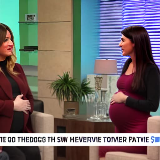   on TV to talk about pregnancy