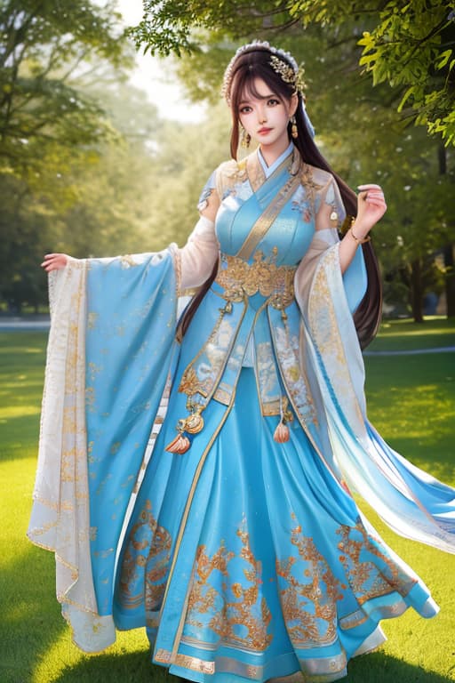  Young Asian girl with long hair on her upper body and the background is a sunny day in the park hyperrealistic, full body, detailed clothing, highly detailed, cinematic lighting, stunningly beautiful, intricate, sharp focus, f/1. 8, 85mm, (centered image composition), (professionally color graded), ((bright soft diffused light)), volumetric fog, trending on instagram, trending on tumblr, HDR 4K, 8K