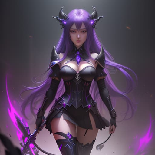  a woman with long hair standing in front of a purple light, splash art anime , dark backround, darkness aura, darkness background, gothic maiden anime , dark backgroud, ominous dark background, backround dark, anime epic artwork, seraphine ahri kda, piltover, demon black blue purple, dark psychedelica, (Extremely Detailed Oil Painting:1.2), glow effects, godrays, Hand drawn, render, 8k, octane render, cinema 4d, blender, dark, atmospheric 4k ultra detailed, cinematic sensual, Sharp focus, humorous ilration, big depth of field, Masterpiece, colors, 3d octane render, 4k, concept art, trending on artstation, hyperrealistic, Vivid colors, extremely detailed CG unity 8k wallpaper, trending on ArtStation, trending on CGSociety, Intric hyperrealistic, full body, detailed clothing, highly detailed, cinematic lighting, stunningly beautiful, intricate, sharp focus, f/1. 8, 85mm, (centered image composition), (professionally color graded), ((bright soft diffused light)), volumetric fog, trending on instagram, trending on tumblr, HDR 4K, 8K