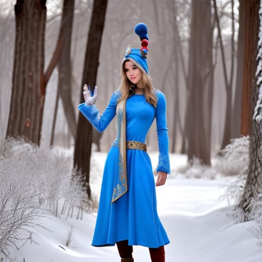  Genie in winter dress