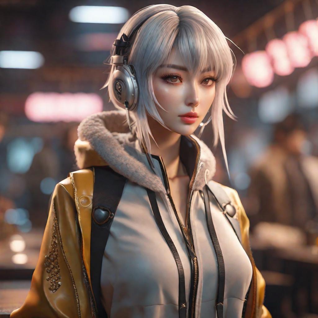  Anime Girl hyperrealistic, full body, detailed clothing, highly detailed, cinematic lighting, stunningly beautiful, intricate, sharp focus, f/1. 8, 85mm, (centered image composition), (professionally color graded), ((bright soft diffused light)), volumetric fog, trending on instagram, trending on tumblr, HDR 4K, 8K