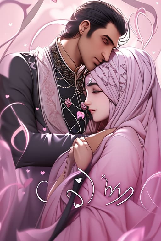  Daud and Zainab names in hearts shape