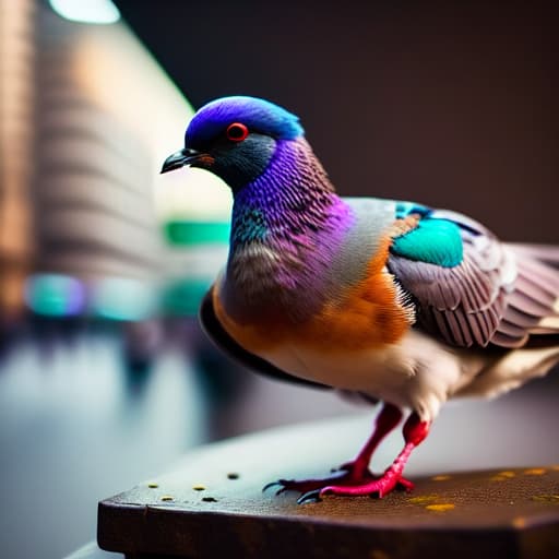  the pigeon with a message in its mouth hyperrealistic, full body, detailed clothing, highly detailed, cinematic lighting, stunningly beautiful, intricate, sharp focus, f/1. 8, 85mm, (centered image composition), (professionally color graded), ((bright soft diffused light)), volumetric fog, trending on instagram, trending on tumblr, HDR 4K, 8K