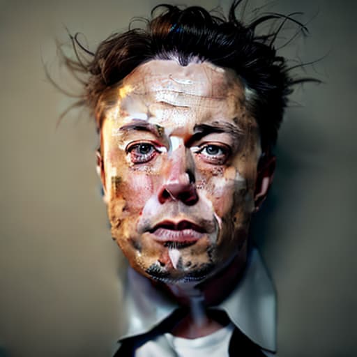  Crazy sad Elon musk, raw photo, cinematic lighting, best quality, masterpiece