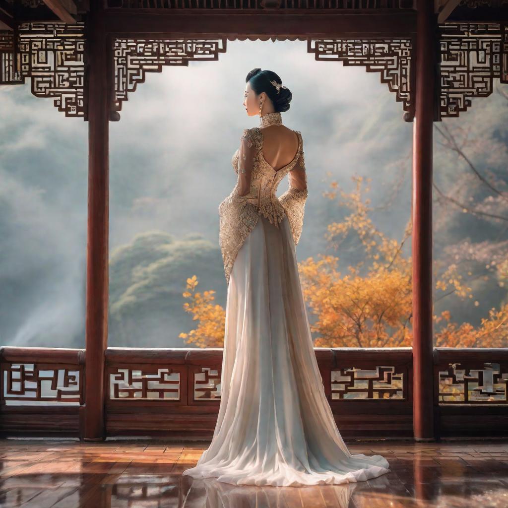   ,Chinese ,, hyperrealistic, full body, detailed clothing, highly detailed, cinematic lighting, stunningly beautiful, intricate, sharp focus, f/1. 8, 85mm, (centered image composition), (professionally color graded), ((bright soft diffused light)), volumetric fog, trending on instagram, trending on tumblr, HDR 4K, 8K