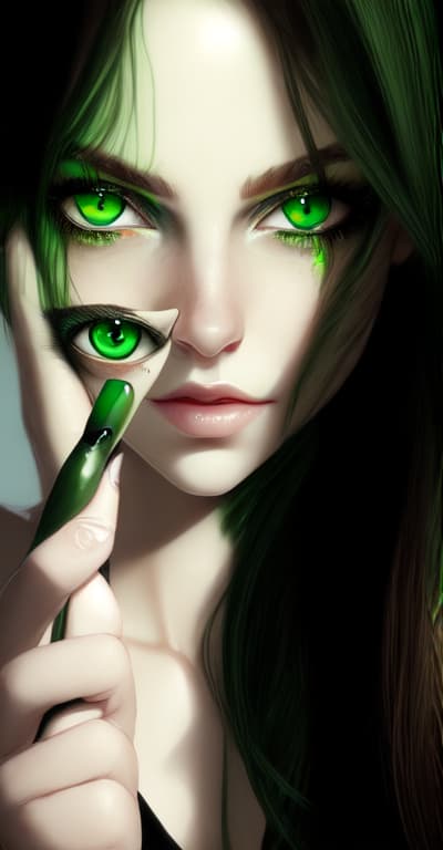  green eyes