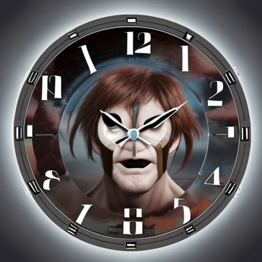  Generate me a Titan clock man