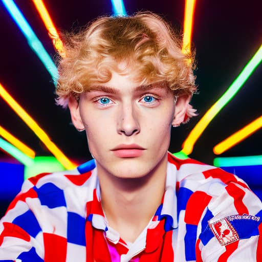 portrait+ style czech homosexual twink blonde very cute dude face