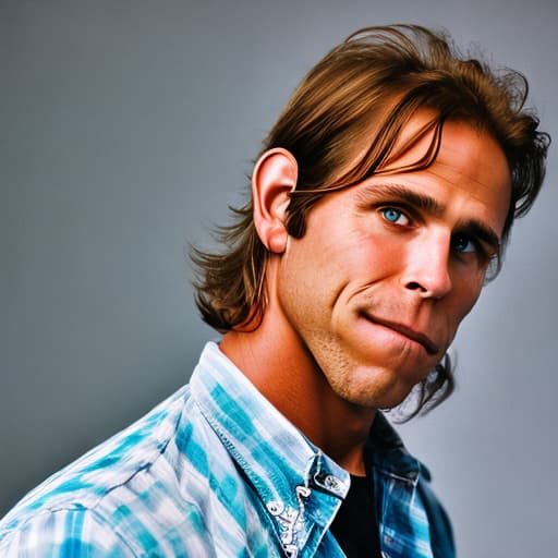 portrait+ style Shawn Michaels queer face