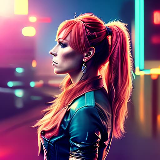 nvinkpunk Becky Lynch with pigtails hyperrealistic, full body, detailed clothing, highly detailed, cinematic lighting, stunningly beautiful, intricate, sharp focus, f/1. 8, 85mm, (centered image composition), (professionally color graded), ((bright soft diffused light)), volumetric fog, trending on instagram, trending on tumblr, HDR 4K, 8K