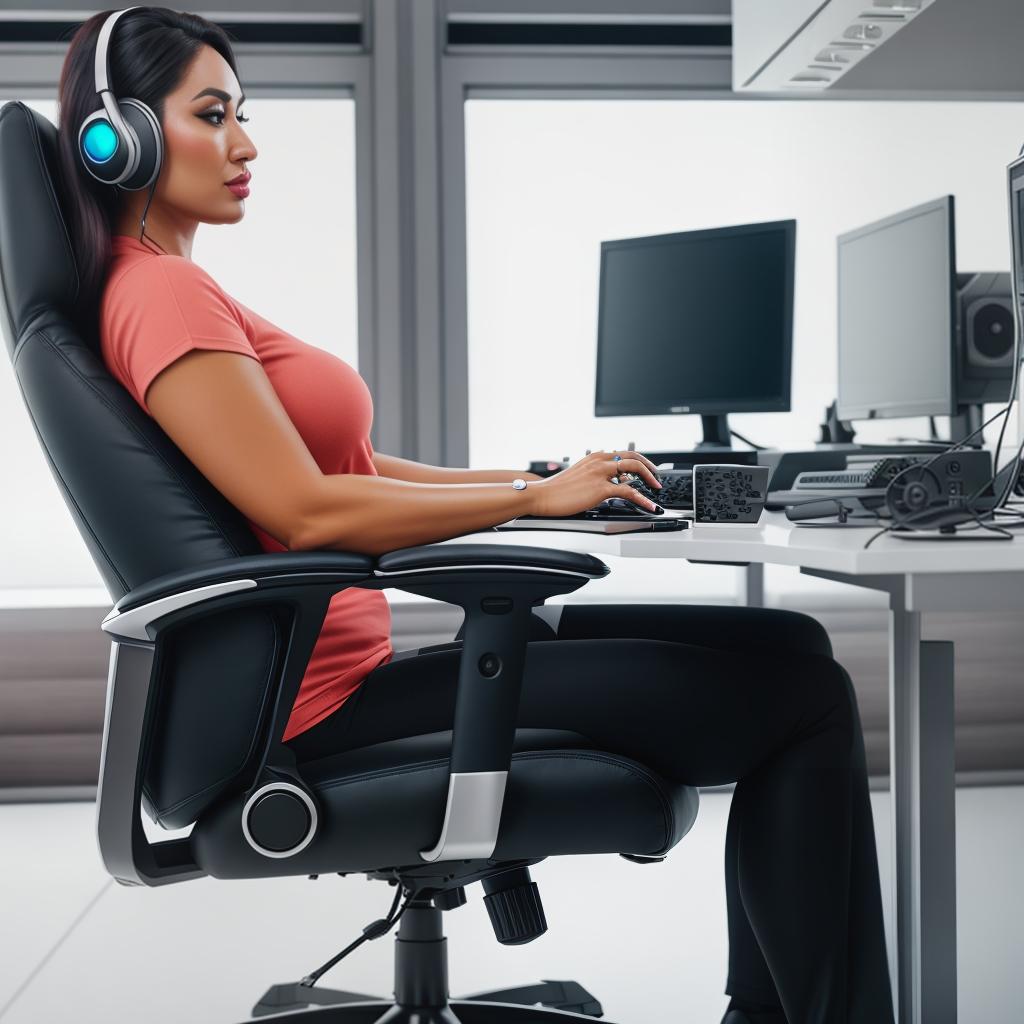  raccoon sitting in gaming chair front a computer on desktop, ((semi anthropomorphic)),(full body), tail, belly, sitting, fat, (chubby), (((white background))), solo, desktop, gaming chair, side view,  [[[clothes]]] hyperrealistic, full body, detailed clothing, highly detailed, cinematic lighting, stunningly beautiful, intricate, sharp focus, f/1. 8, 85mm, (centered image composition), (professionally color graded), ((bright soft diffused light)), volumetric fog, trending on instagram, trending on tumblr, HDR 4K, 8K