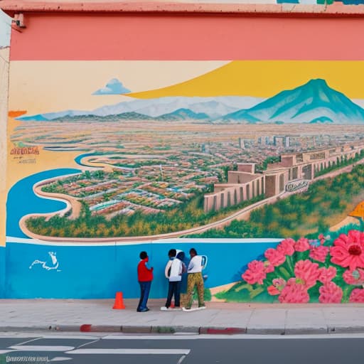  Mural realista que resalte la identidad de la Ciudad de Durango, México，