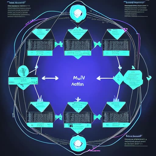  Algorithm flow chart of multi-head self-attention mechanism,