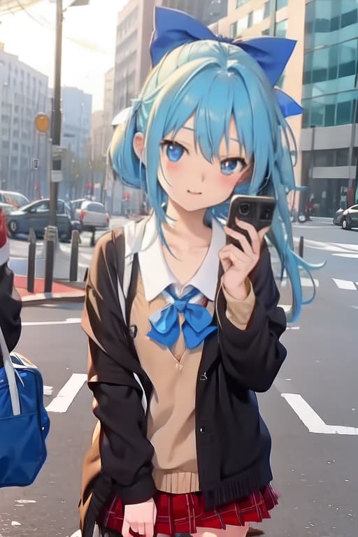  Cirno, school uniform, lewd