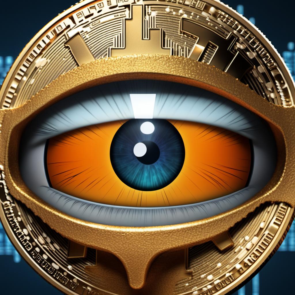  avatar for YouTube: healthy mutant face in Bitcoin eyes