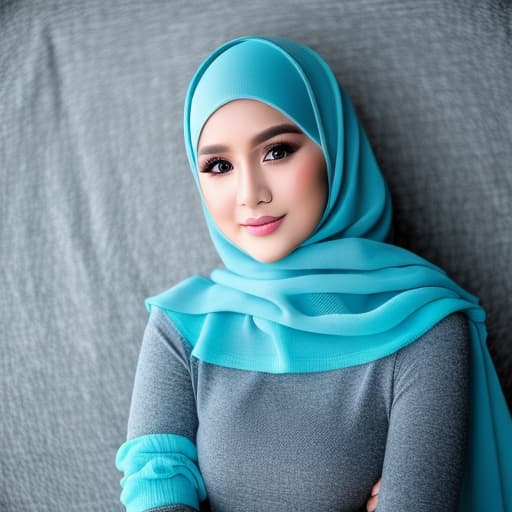 portrait+ style Kondisi cantik memakai jilbab dengan berbagai macam warna dan gaya