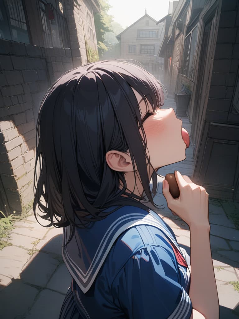  Gles, black hair, ided, sailor suit, sober wearing gles, fellatio, , , big s, ecstatic expressions, s,, dark cobblestone rooms , Sailor suit, masterpiece, best quality,8k,ultra detailed,high resolution,an extremely delicate and beautiful,hyper detail