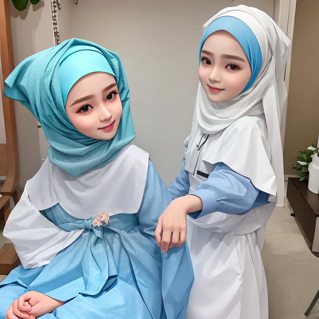  masterpiece, best quality, Cewek berjilbab bugil