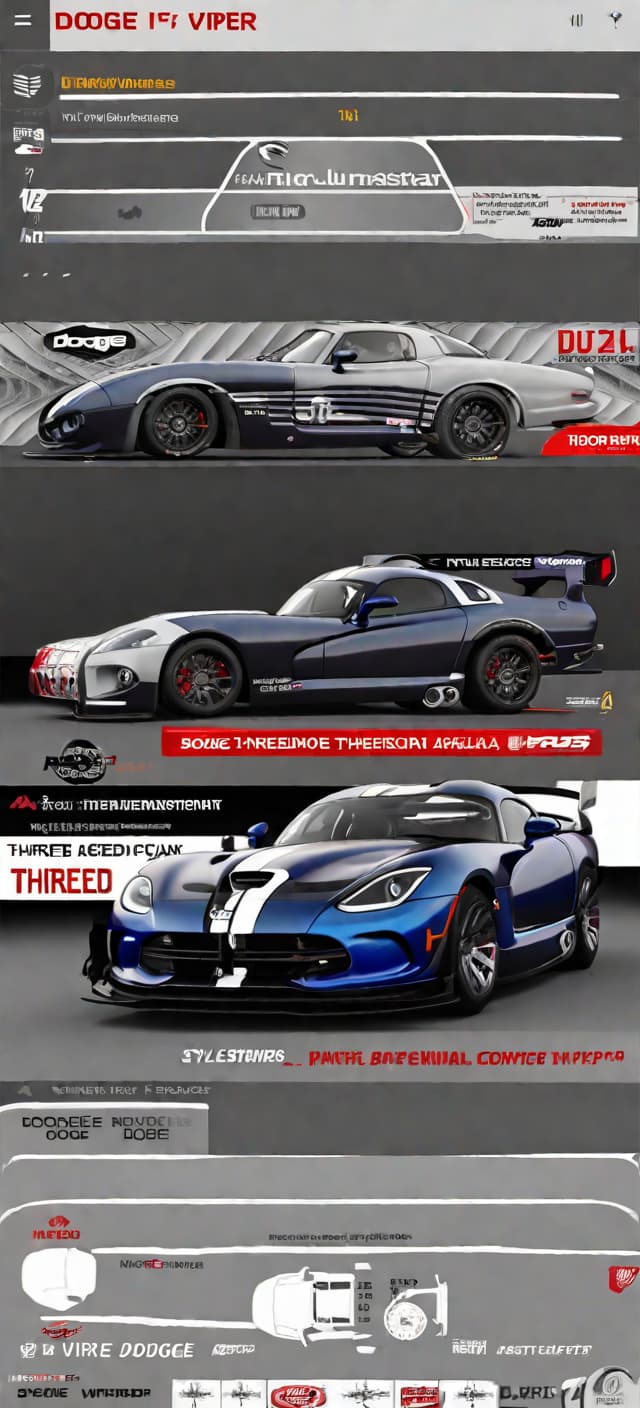  (threeDRender style), Dodge Viper