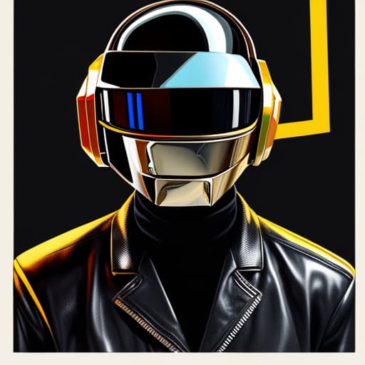  Portrait of guy-manuel from daft punk