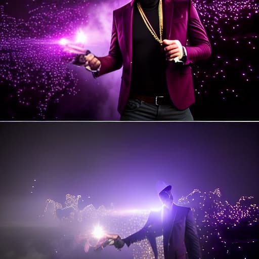  Gambit holding glowing purple cards hyperrealistic, full body, detailed clothing, highly detailed, cinematic lighting, stunningly beautiful, intricate, sharp focus, f/1. 8, 85mm, (centered image composition), (professionally color graded), ((bright soft diffused light)), volumetric fog, trending on instagram, trending on tumblr, HDR 4K, 8K