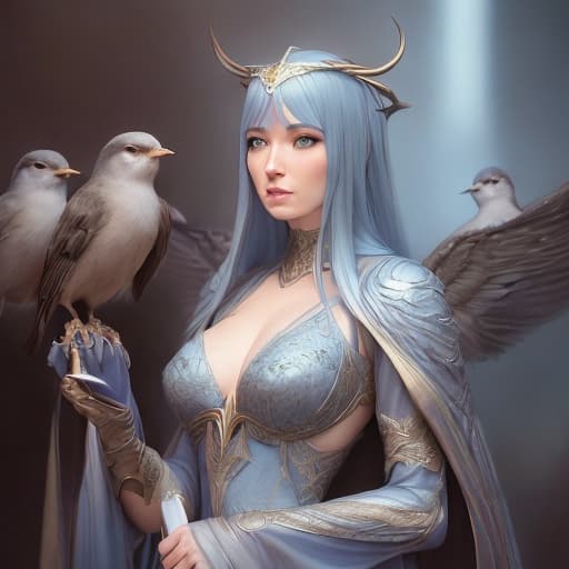  <optimized out>#dac0b(TextEditingValue(text: ┤a woman with blue eyes surrounded by birds, a ptorealistic painting Marco Mazzoni, fantasy art, by tom bagshaw and boris vallejo, artgerm and brian froud, tom bagshaw. oil painting, trending on artstation, cgsociety, deviantart, 8k, octane render, cosplay, cinematic, studio quality, elegant, digital painting, ├, selection: TextSelection.collapsed(offset: 311, affinity: TextAffinity.downstream, isDirectional: false), composing: TextRange(start: -1, end: -1))) hyperrealistic, full body, detailed clothing, highly detailed, cinematic lighting, stunningly beautiful, intricate, sharp focus, f/1. 8, 85mm, (centered image composition), (professionally color graded), ((bright soft diffused light)), volumetric fog, trending on instagram, trending on tumblr, HDR 4K, 8K