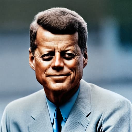 lnkdn photography John F Kennedy portrait detailed realistic