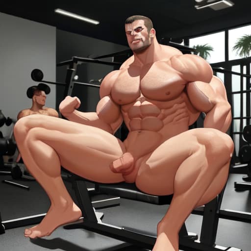  brian cage nude muscle workout