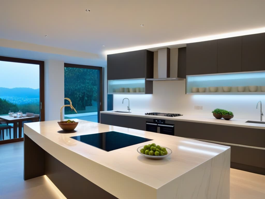  An 8k ultradetailed image of a sleek, modern kitchen countertop adorned with a variety of highquality tamices and cernidores, elegantly arranged in a symmetrical pattern. The tools gleam under the soft overhead lighting, showcasing their fine craftsmanship and efficiency. Each item is strategically placed to highlight its unique design features, creating a visually appealing and aspirational scene for aspiring pastry chefs and baking enthusiasts. hyperrealistic, full body, detailed clothing, highly detailed, cinematic lighting, stunningly beautiful, intricate, sharp focus, f/1. 8, 85mm, (centered image composition), (professionally color graded), ((bright soft diffused light)), volumetric fog, trending on instagram, trending on tumblr, HDR 4K, 8K