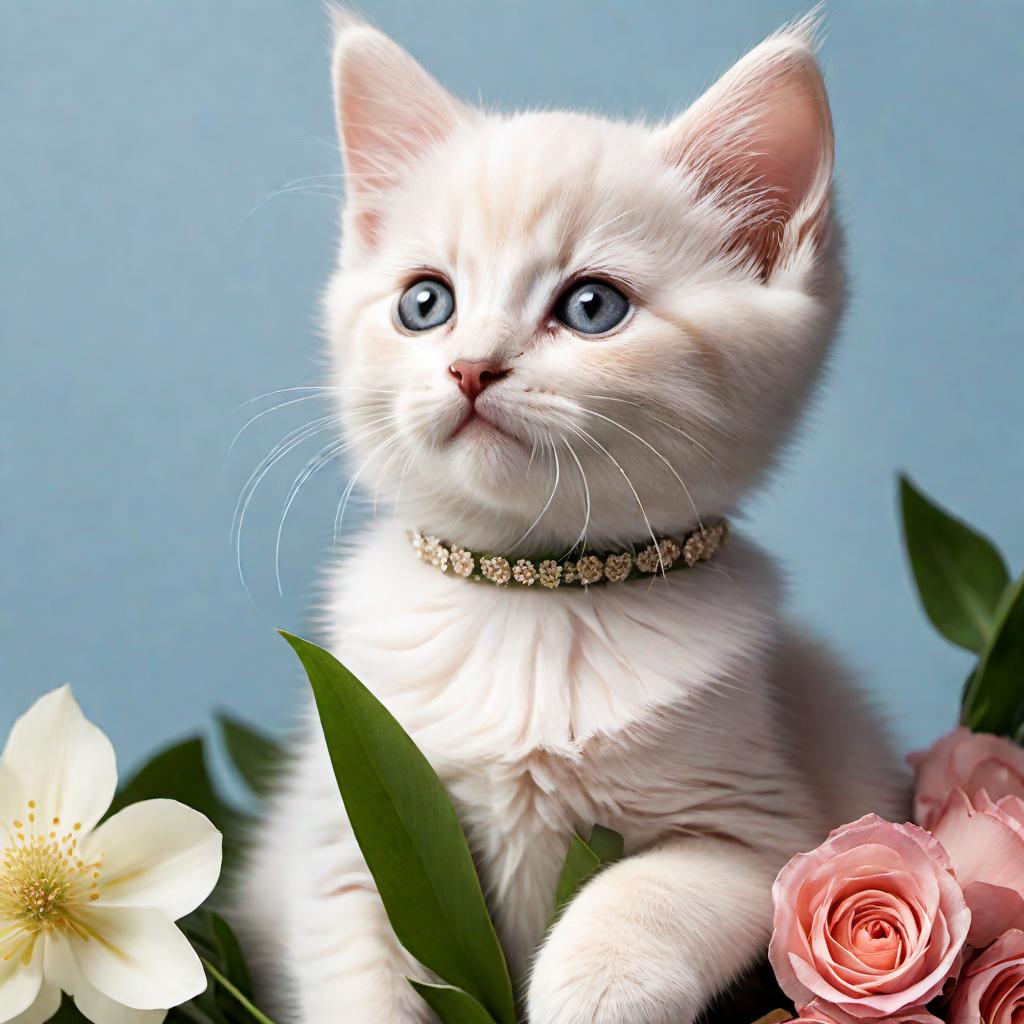  Mother's Day meme with a cute kitten holding a bouquet of flowers, looking up lovingly. The text says 'To Vittoria, the Purr-fect Mother-in-Law - Happy Mother's Day!' hyperrealistic, full body, detailed clothing, highly detailed, cinematic lighting, stunningly beautiful, intricate, sharp focus, f/1. 8, 85mm, (centered image composition), (professionally color graded), ((bright soft diffused light)), volumetric fog, trending on instagram, trending on tumblr, HDR 4K, 8K