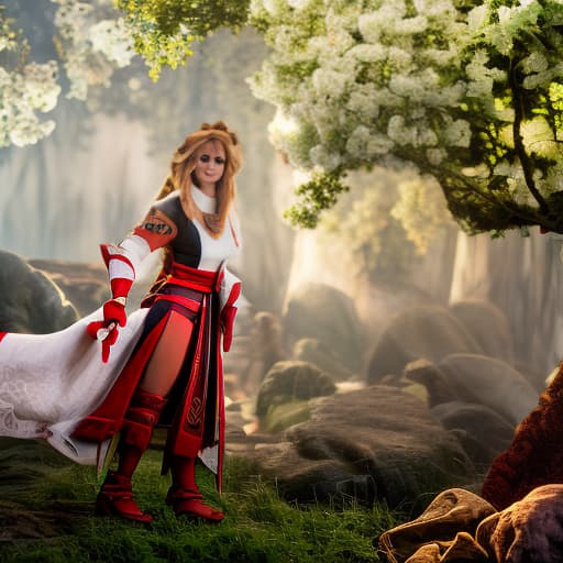 modern disney style rapunsel cantada en un jardín de puchainas hyperrealistic, full body, detailed clothing, highly detailed, cinematic lighting, stunningly beautiful, intricate, sharp focus, f/1. 8, 85mm, (centered image composition), (professionally color graded), ((bright soft diffused light)), volumetric fog, trending on instagram, trending on tumblr, HDR 4K, 8K