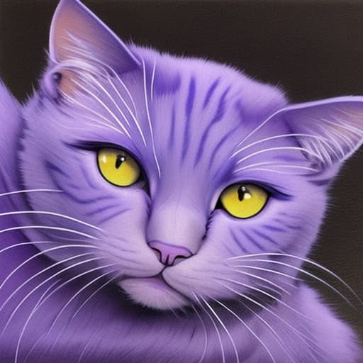  Purple cat