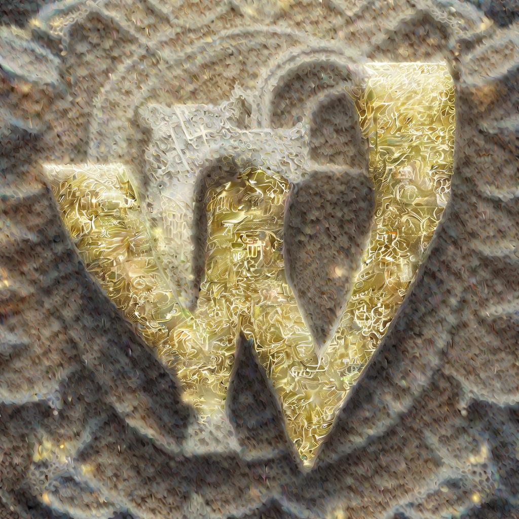  The letter W, depicted in a creative and dreamlike manner, rendered in a highly detailed and intricate style. The W is surrounded by ethereal elements and surreal imagery, creating a sense of enchantment and wonder.(4k, best quality, masterpiece:1.2), sharp focus, ultrahigh res, highly detailed