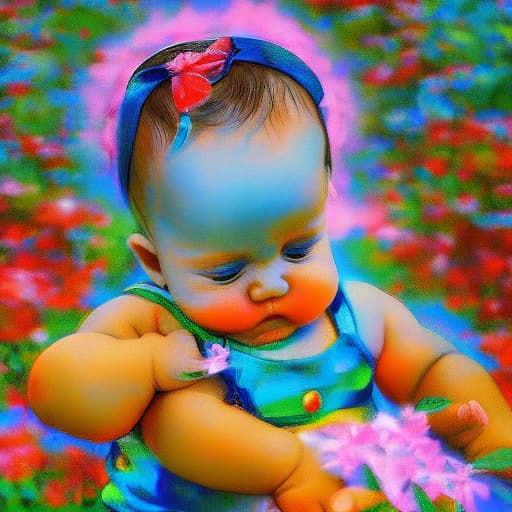  colic baby hyperrealistic, full body, detailed clothing, highly detailed, cinematic lighting, stunningly beautiful, intricate, sharp focus, f/1. 8, 85mm, (centered image composition), (professionally color graded), ((bright soft diffused light)), volumetric fog, trending on instagram, trending on tumblr, HDR 4K, 8K