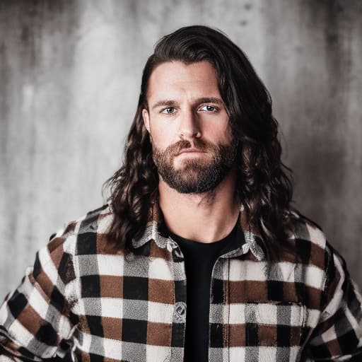 portrait+ style wwe queer brunette very cute brunette dilf dude face