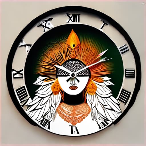 mdjrny-pprct Indian goddess of time existing in several different time lines at once