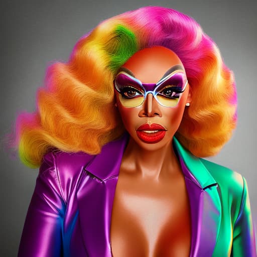 portrait+ style rupaul queer face