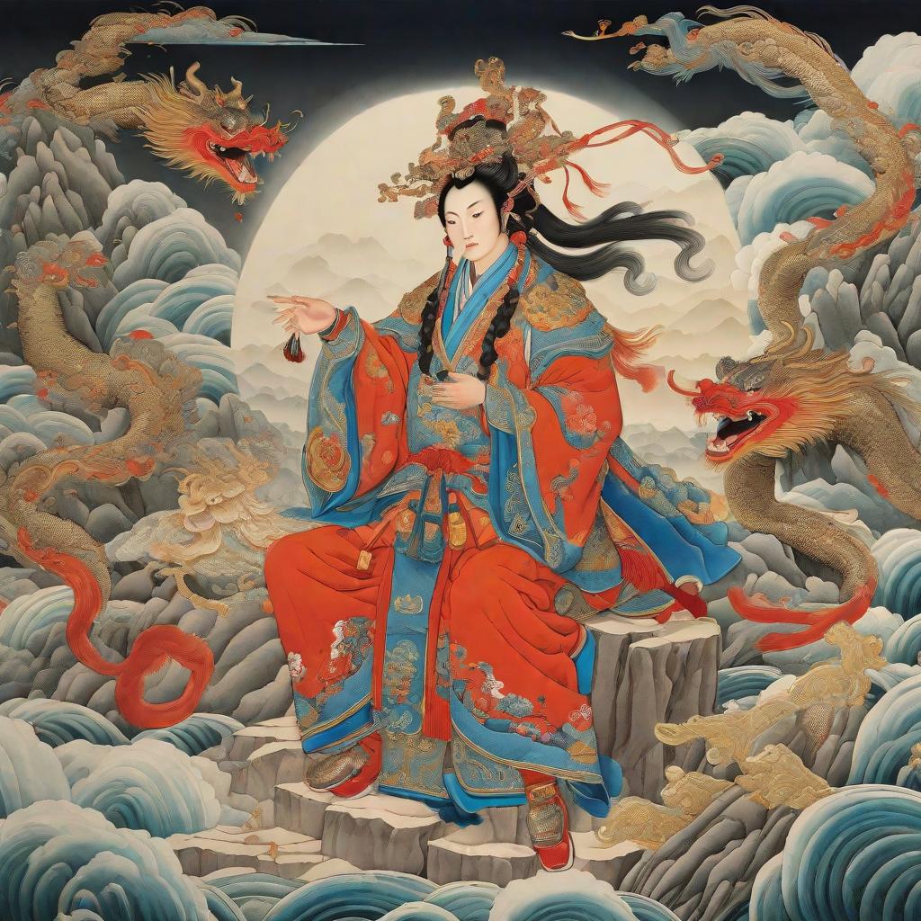  masterpiece, best quality, Chinese mythology story Yuanshi Tianzun