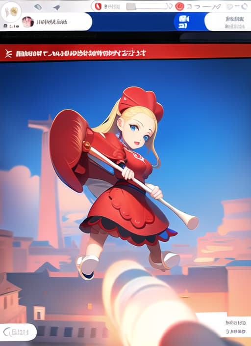  Blond, blue eyes, all back, maid, red dress dress, mop, (Masterpiece, BestQuality:1.3), (ultra detailed:1.2), (hyperrealistic:1.3), (RAW photo:1.2),High detail RAW color photo, professional photograph, (Photorealistic:1.4), (realistic:1.4), ,professional lighting, (japanese), beautiful face, (realistic face)