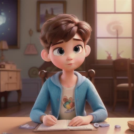  pixarstyle style,pixar style,(((masterpiece))), (((best quality))), ((ultra-detailed)), (highly detailed CG illustration), ((an extremely delicate and beautiful)),{a young man},depth of field,colorful,highest detailed, loongs,fengs,background,photo_(medium)