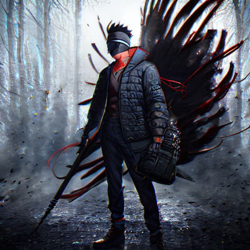  obito uchiha hyperrealistic, full body, detailed clothing, highly detailed, cinematic lighting, stunningly beautiful, intricate, sharp focus, f/1. 8, 85mm, (centered image composition), (professionally color graded), ((bright soft diffused light)), volumetric fog, trending on instagram, trending on tumblr, HDR 4K, 8K