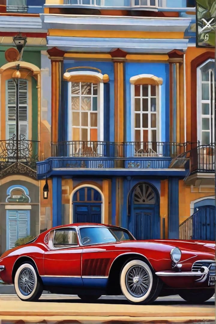  Express your creativity through digital painting. Transform the canvas with a palette of colors, blending and shading to create your own unique masterpiece: blue car